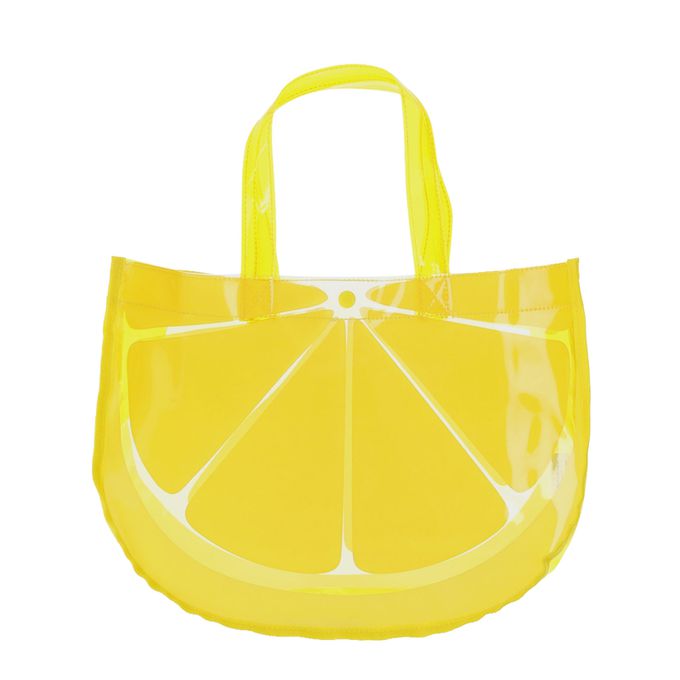 日本 ZOOLAND - 防水PVC手提袋/游泳包-水果造型-草莓 (25x34cm)