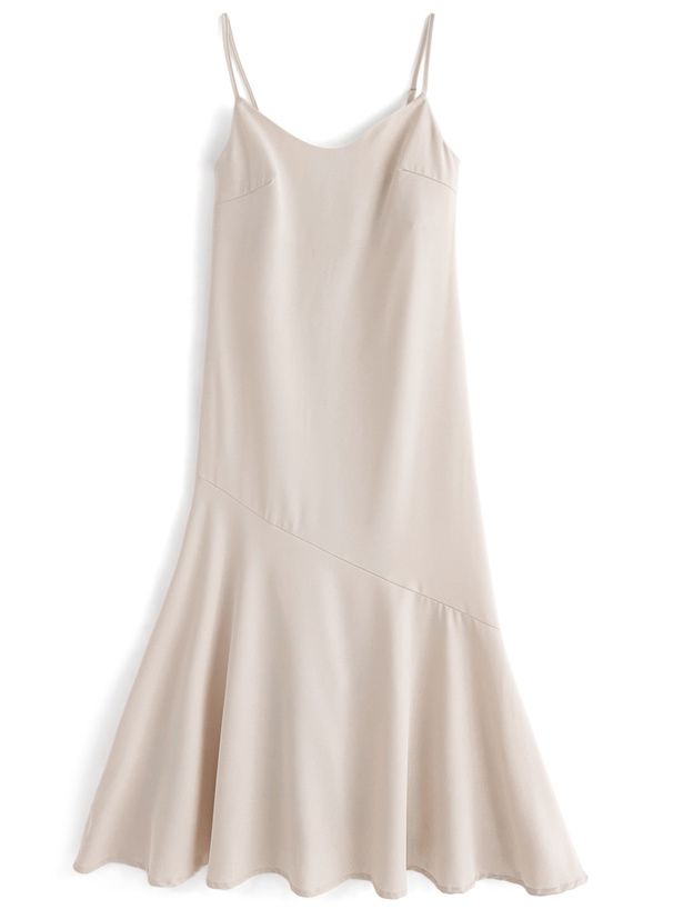 日本 GRL - 氣質花蕾絲兩件式洋裝-優雅杏