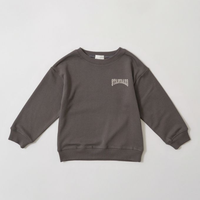 日本 b-ROOM - 舒適百搭印花長袖上衣-山脈-草綠