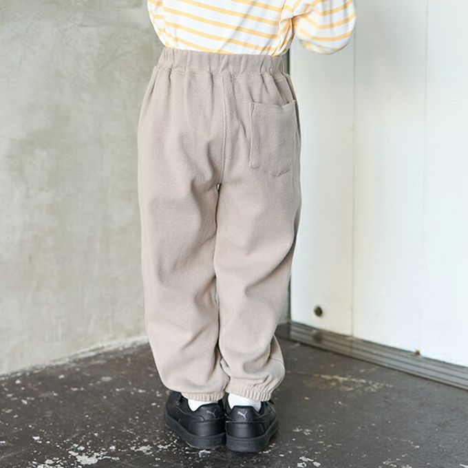 日本 b-ROOM - 彈性休閒素色運動風長褲-銀灰