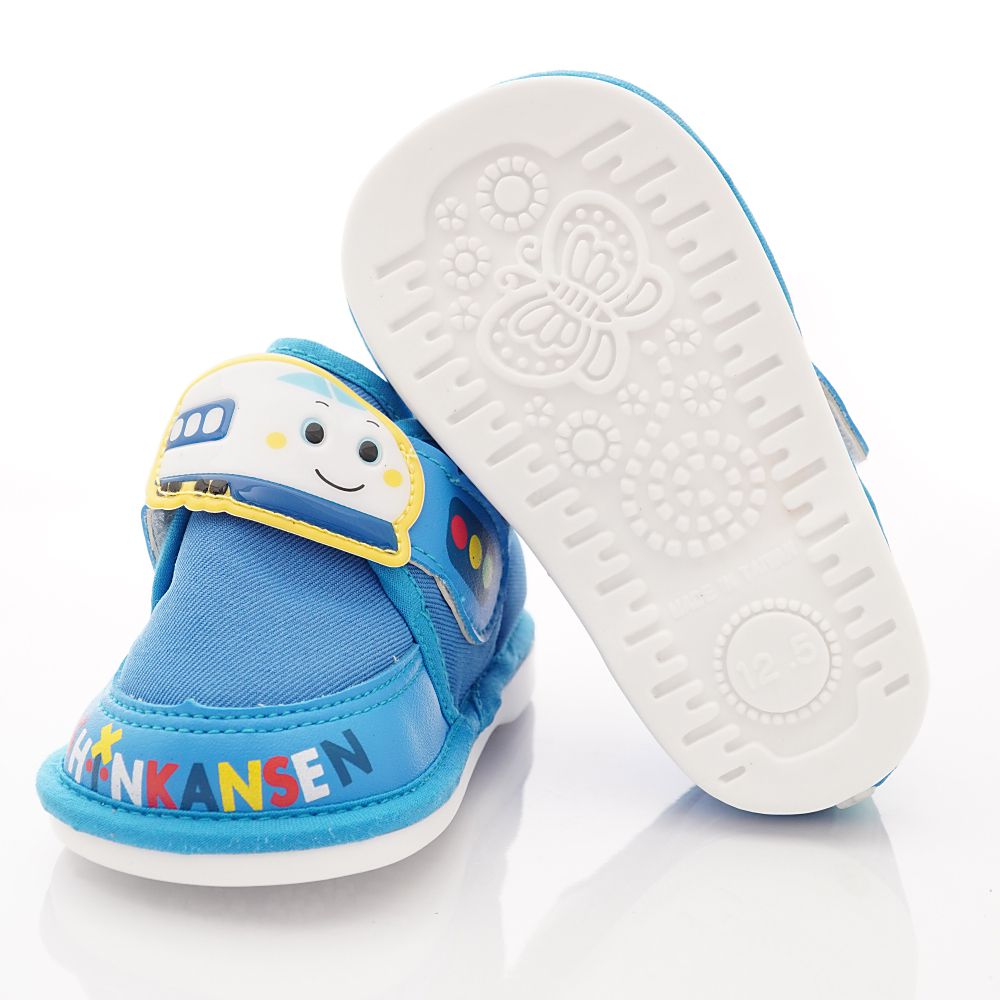 新幹線 - Q軟嗶嗶學步鞋款(寶寶段)-藍