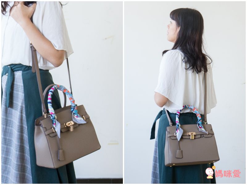 ★ 日本空運金釦絲巾包 #全團免運 ★