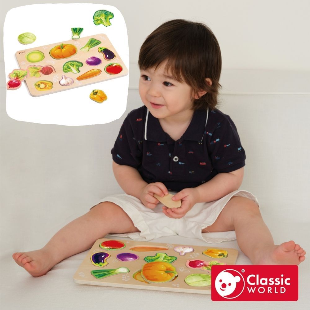 趣味主題拼板-健康蔬菜《40072》