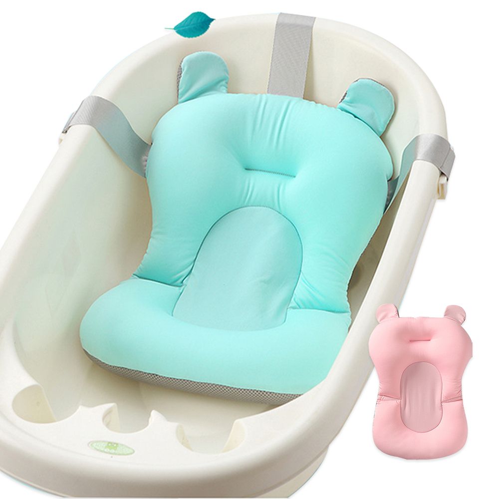 嬰兒洗澡網兜  浴盆防滑沐浴床 沐浴網兜-星星款 (76*51cm)