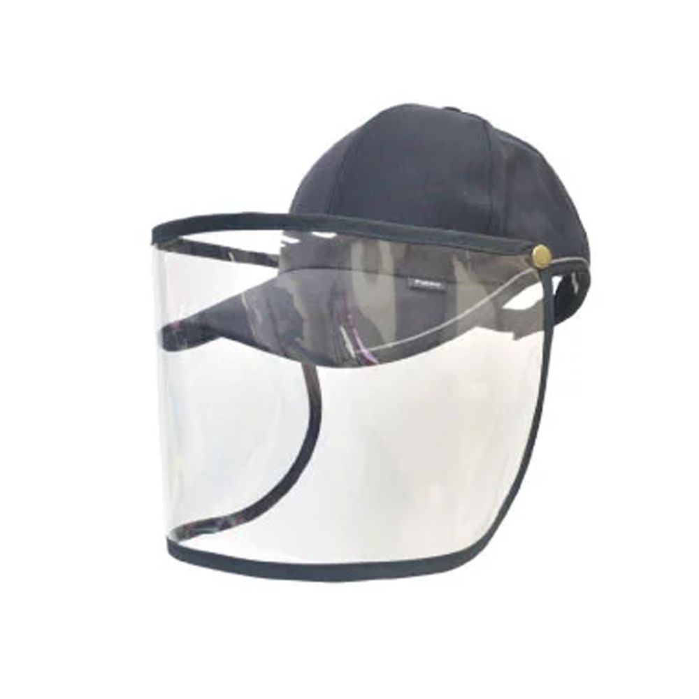貝柔 Peilou - UPF50+多功能防疫遮陽鴨舌帽-黑色 (頭圍: 59cm)