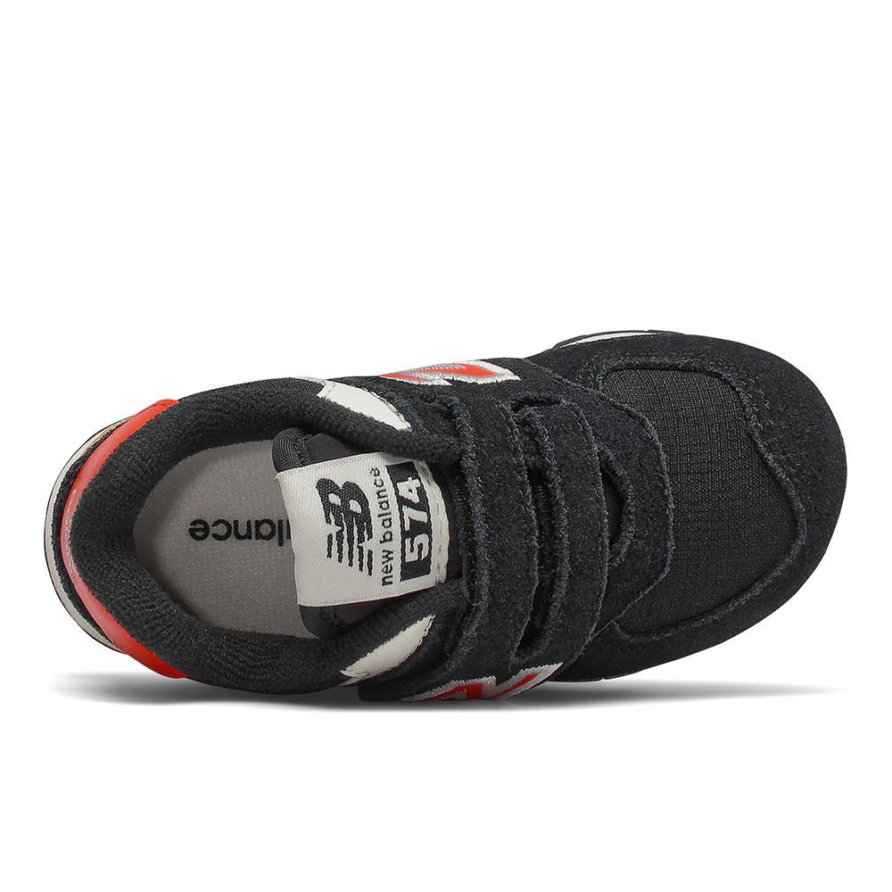 New Balance_紐巴倫 - 574 系列 小童 休閒鞋 黑/紅-IV574ML2-W