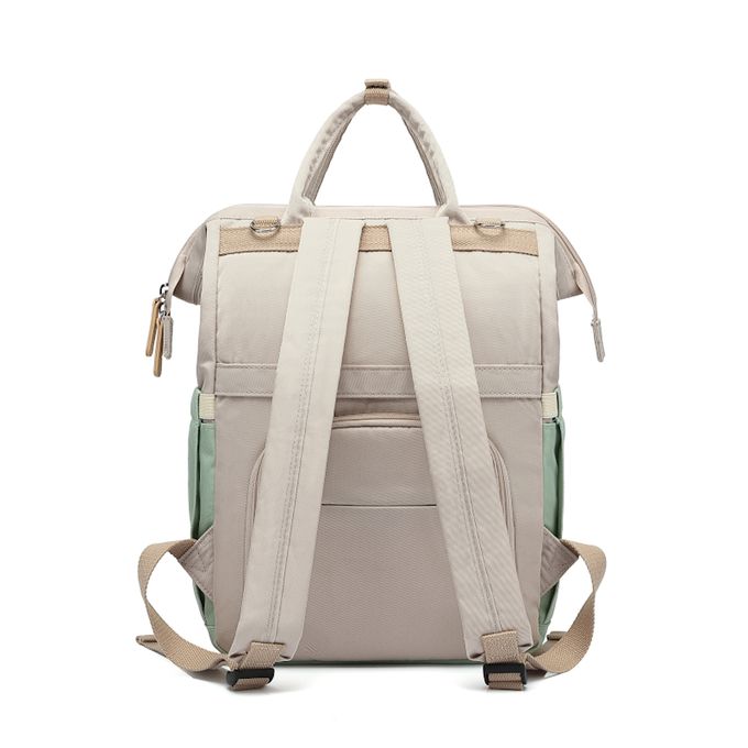 Heine 海恩 - WIN-215 後背包 收納後背包 媽媽包 尼龍包 待產包 育兒包 女包-玫瑰粉象牙白