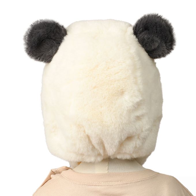 akachan honpo - 動物造型連帽圍巾-仿毛-米白色 (48~50cm)