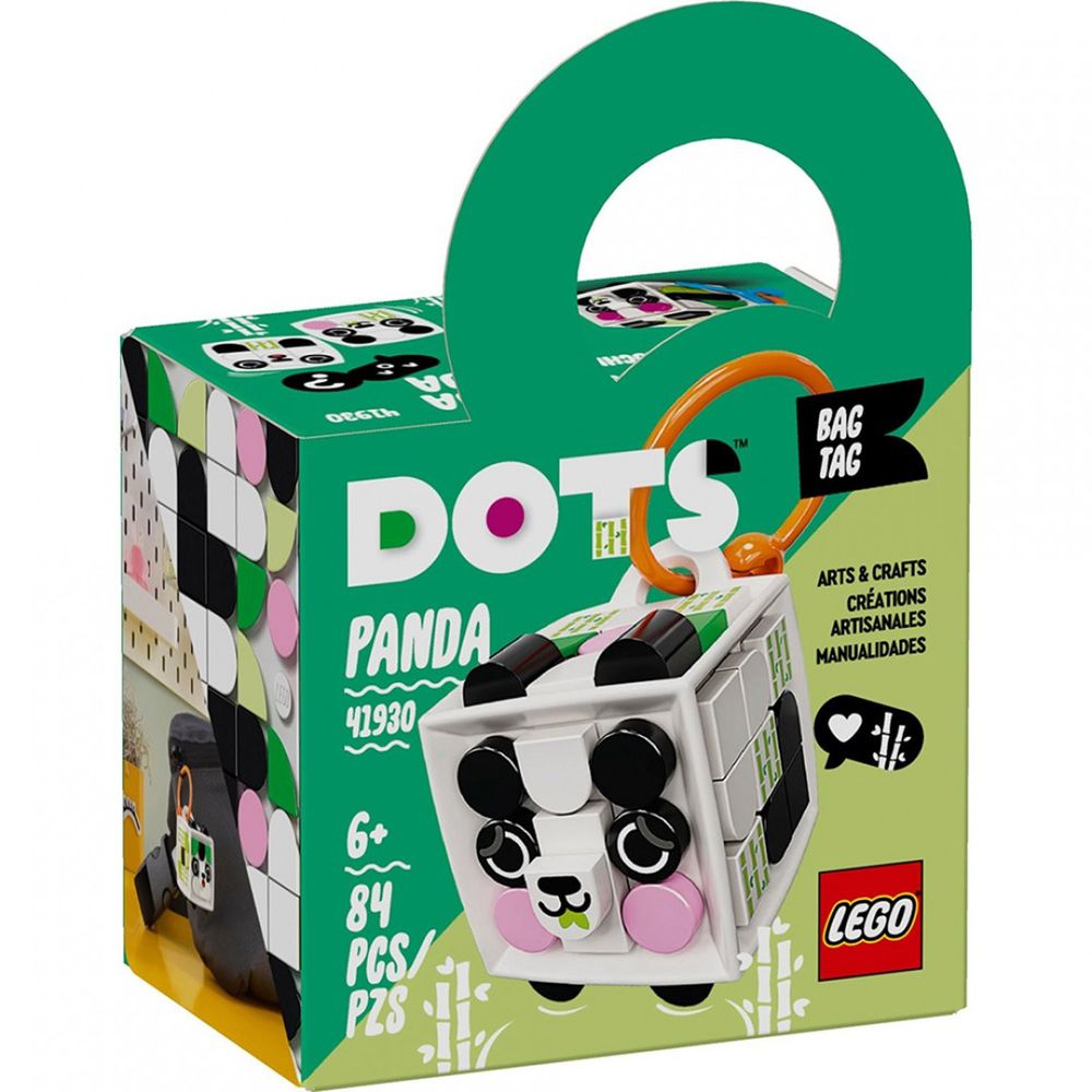 樂高 LEGO - 樂高積木 LEGO《 LT41930 》DOTS 系列 豆豆手環 - 行李吊牌-熊貓-84pcs