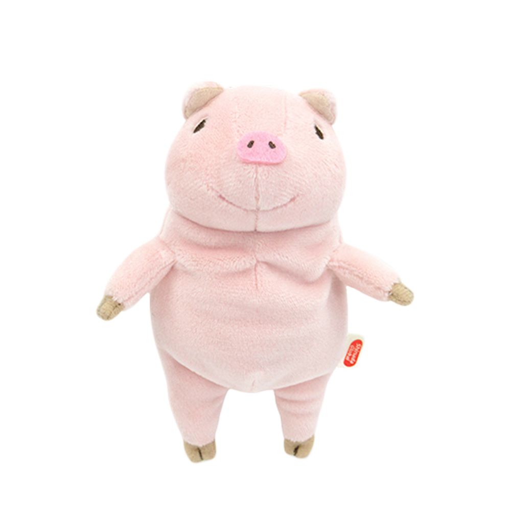 Mochi Series｜末班茫茫大叔-迷你豬吊飾（粉紅色）