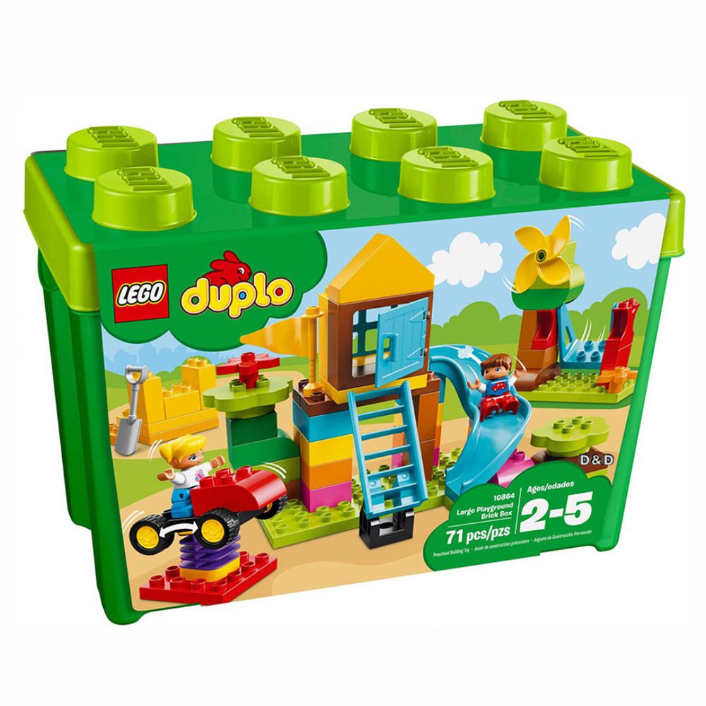 樂高 Duplo 得寶幼兒系列 - 大遊樂場顆粒盒 10864-71pcs