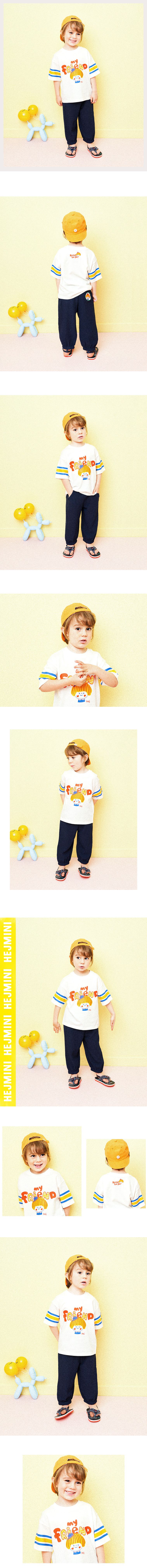 韓國 HEJMINI - 黃毛女孩T