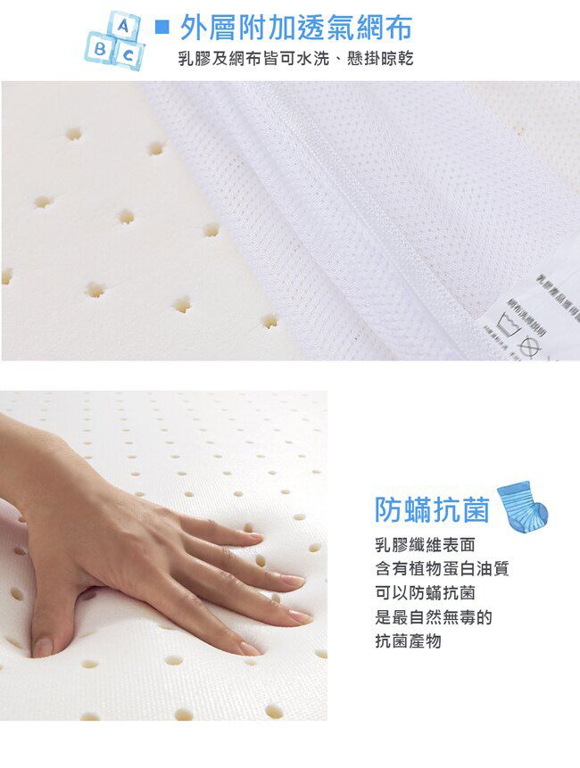 鴻宇 HongYew - 嬰兒幼童乳膠床墊+布套組-交通樂園-藍色 (60x120x4 cm)