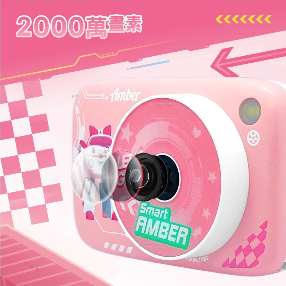 POLI 波力救援小英雄 - 【超值兩入組】兒童數位相機含32G記憶卡-波力*1+安寶*1+[贈]可愛風扇*1