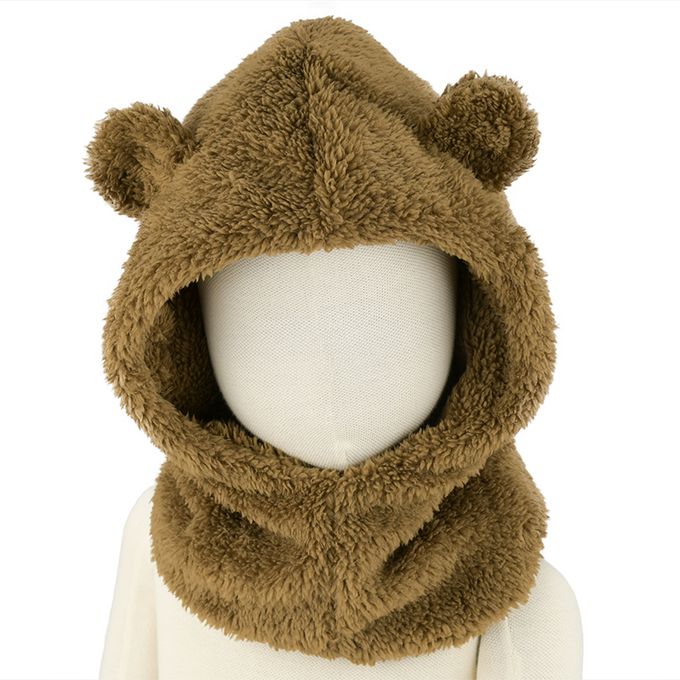 akachan honpo - 連帽圍脖-動物-咖啡色 (70~90cm)