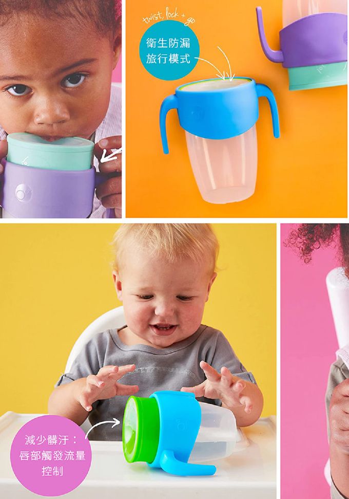 澳洲 b.box - 360度防漏水杯-海洋藍-250ml