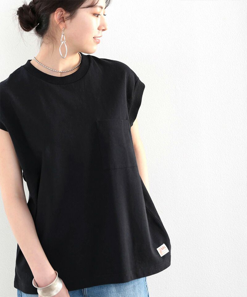 日本 Classical Elf - 100%美國棉厚磅圓領無袖上衣-白