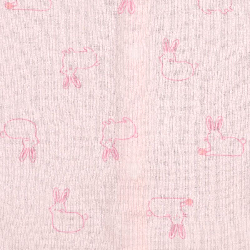 akachan honpo - 無袖速乾前開式包屁衣2件組-粉紅色