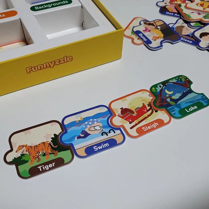 Funnyzzle - 韓國Funnyzzle 動動卡- AR實境英語學習動動卡遊戲組