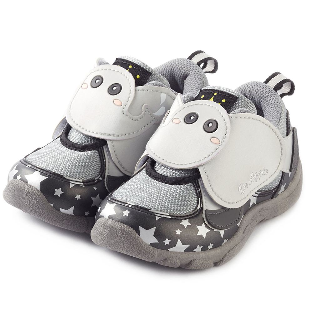 Dr. Apple - 機能童鞋-噴水大象飛越星空閃亮亮童鞋-黑