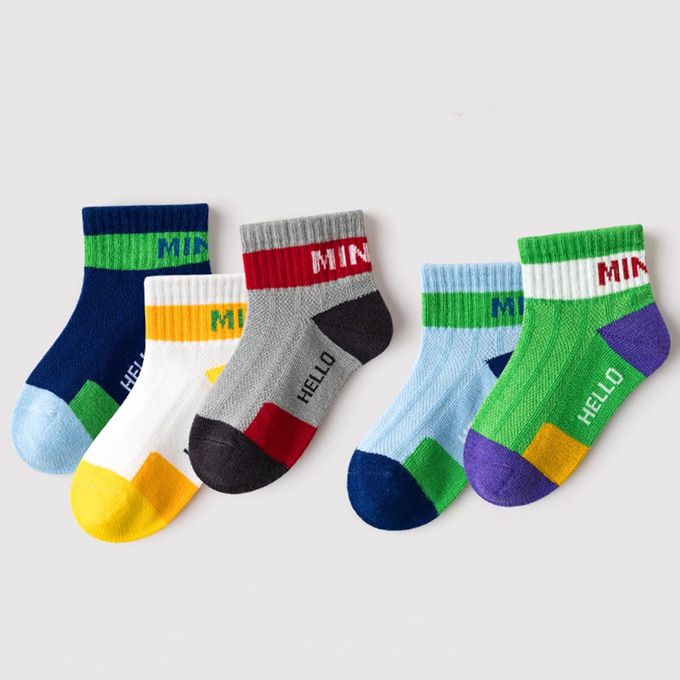 腳ㄚ子 - 幼/兒童透氣網眼襪 童襪 襪子 棉襪 兒童襪-hello
