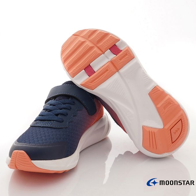 Moonstar日本月星 - LIGHT FOAM 2E競速運動鞋(中大童段)-運動鞋-深藍