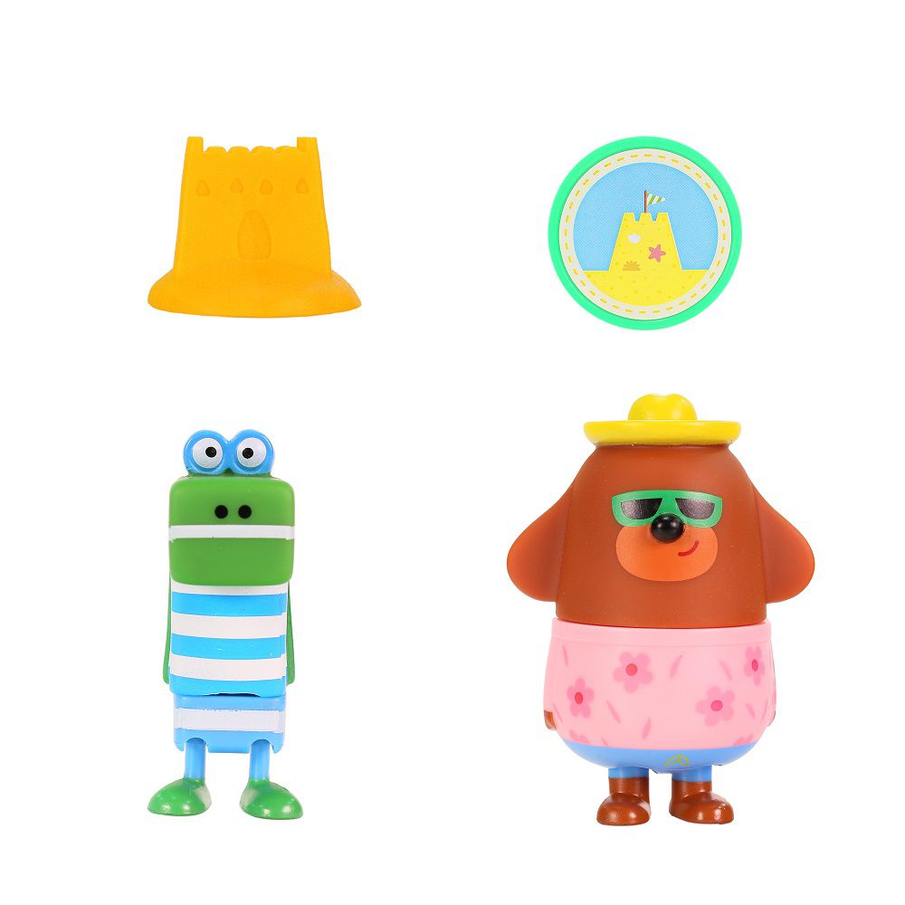 阿奇幼幼園 - 阿奇公仔配件徽章2入 海皮款-內含阿奇公仔1個+海皮公仔1個+1個道具+1個徽章