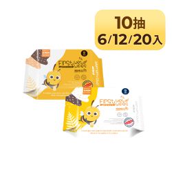 MOTHER-K - 自然純淨嬰幼兒濕紙巾-基本輕巧款10抽(6/12/20包組)