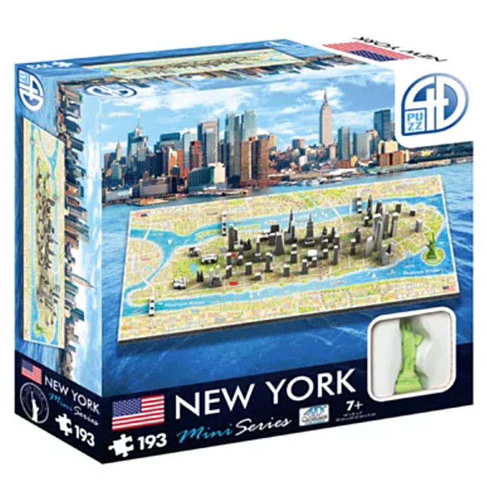 4D Cityscape - 4D-迷你拼圖-紐約-193片