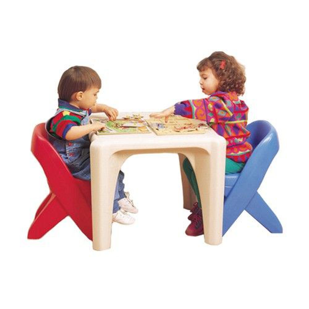 【華森葳兒童教玩具】 - STEP 2-桌椅套裝＋獨家買就送『切模綜合組-萬聖節』