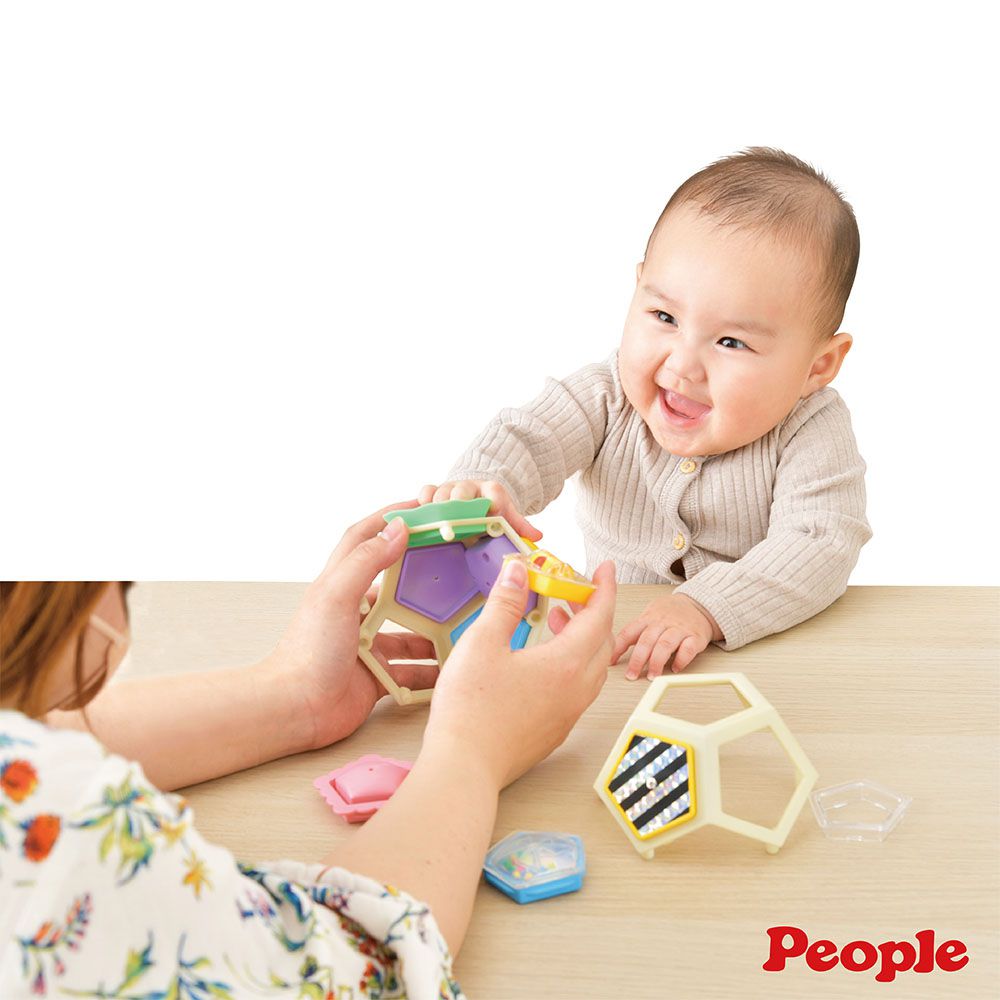 日本 People - 五感刺激洞洞球玩具(柔軟)-3m+