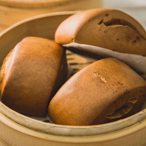 京采 Bao·Mantou - 黑先生饅頭(4入)(全素)-130g/顆