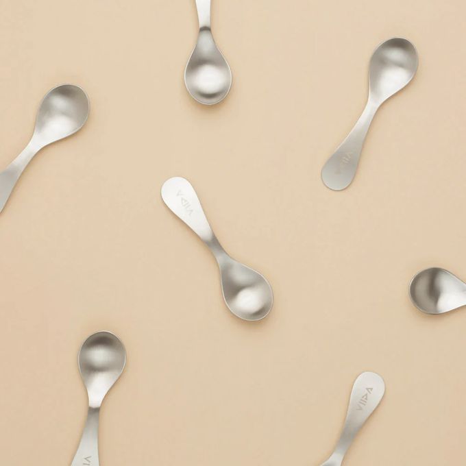 VIIDA - SOUFFLÉ 抗菌不鏽鋼兒童匙 3入組