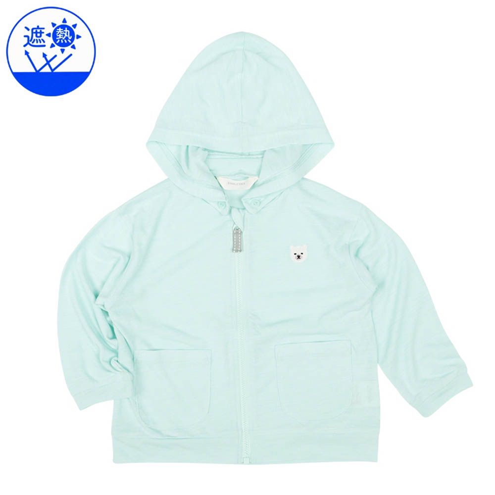 隔熱連帽外套-淺藍色