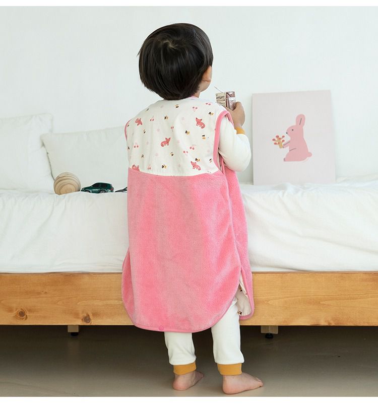 韓國 Han's Pumpkin - 雙面成長式防踢被-冬季型-栗香松鼠