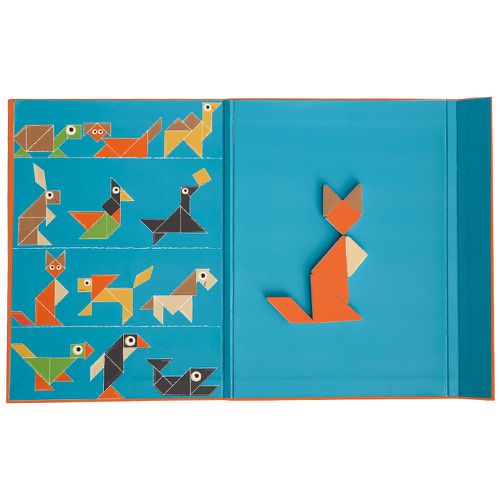 邏輯遊戲書-動物七巧板