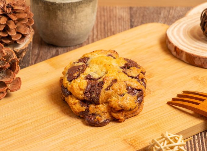 黛西蛋塔DAISI - (免運)美式巧克力軟餅乾6入/盒+巴斯克乳酪蛋糕480公克/盒