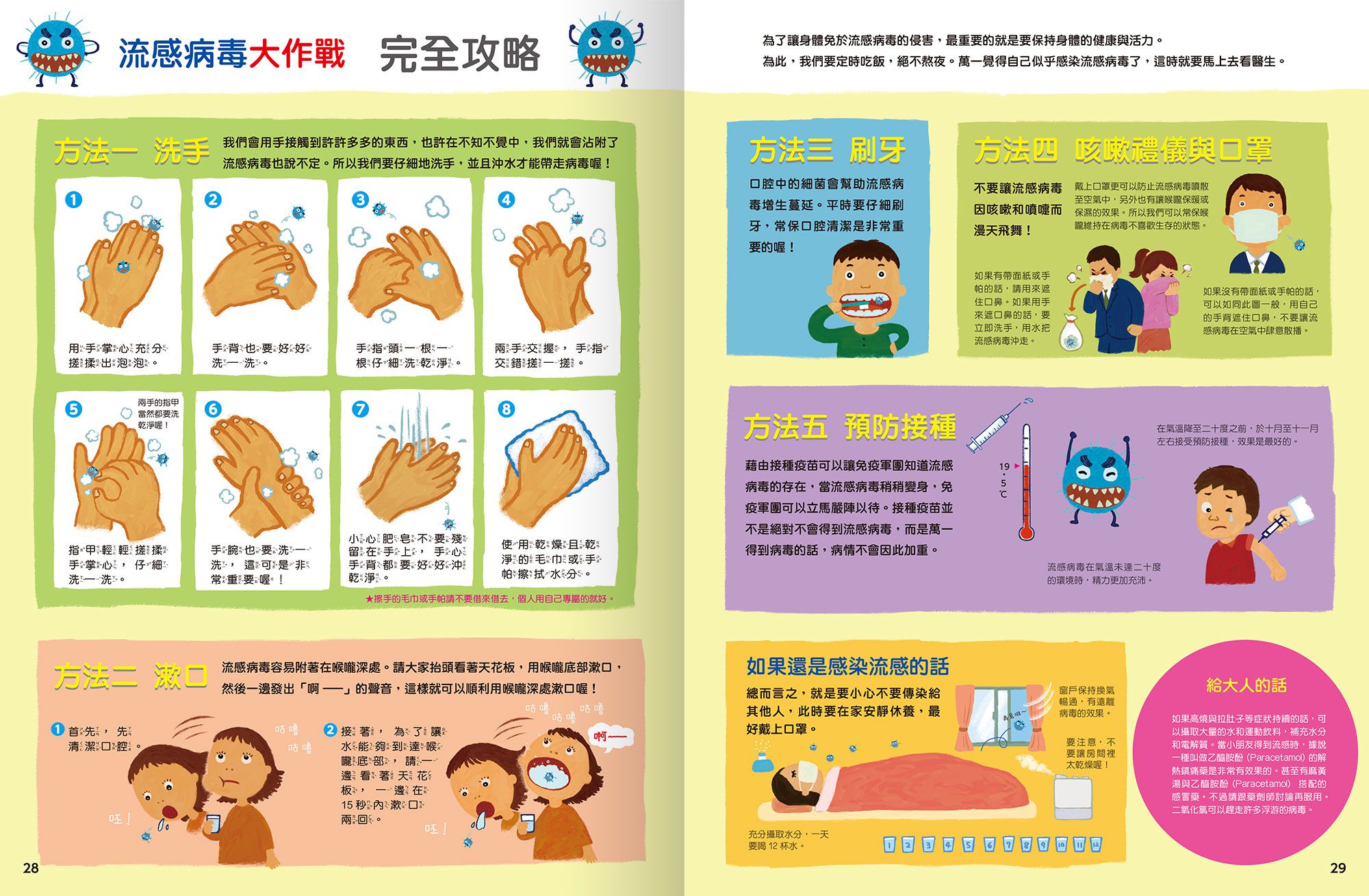 流感病毒魯魯-一起認識傳染病的祕密系列