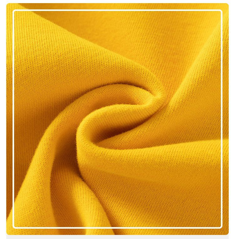 WELLKIDS - 加絨圓領長袖上衣/大學T-滑板暴龍-黃色