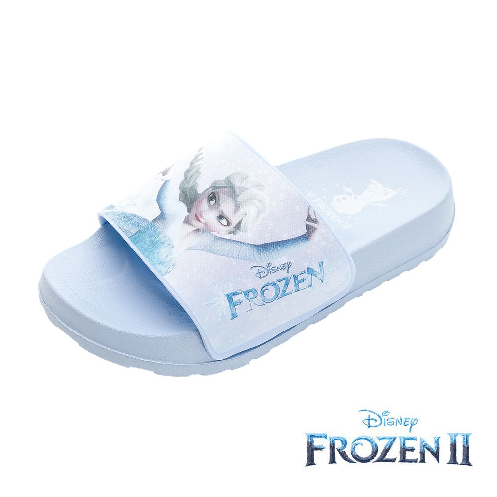 迪士尼Disney - 冰雪奇緣2 童鞋 EVA拖鞋 FOKS41506-室內室外都好穿-藍-(中童段)