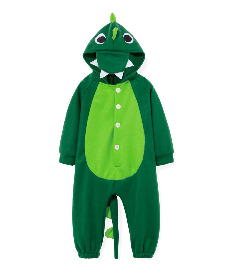 韓國 OZKIZ - 綠色恐龍造型連身衣