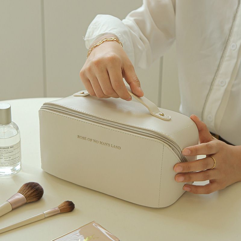 大容量便攜式旅行收納包/化妝包-粉色