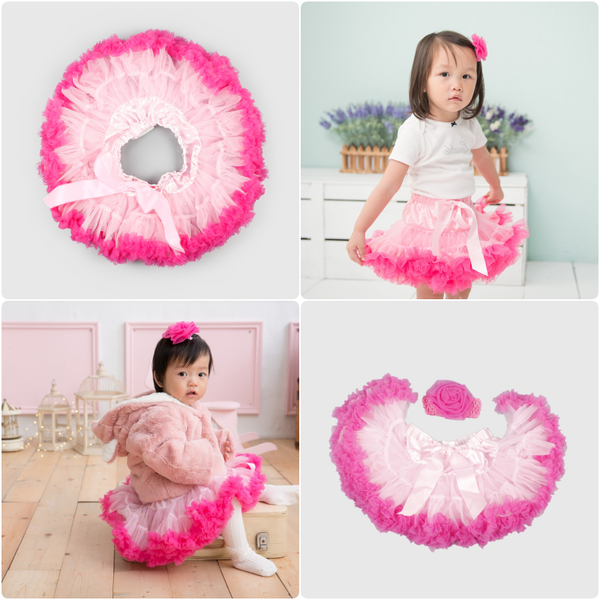 日安朵朵原創❤夢幻雪紡蓬裙