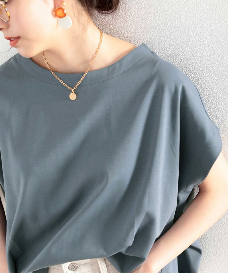 日本 Classical Elf - [熱銷NO.1]  純棉圓領顯瘦法式袖短T-黑