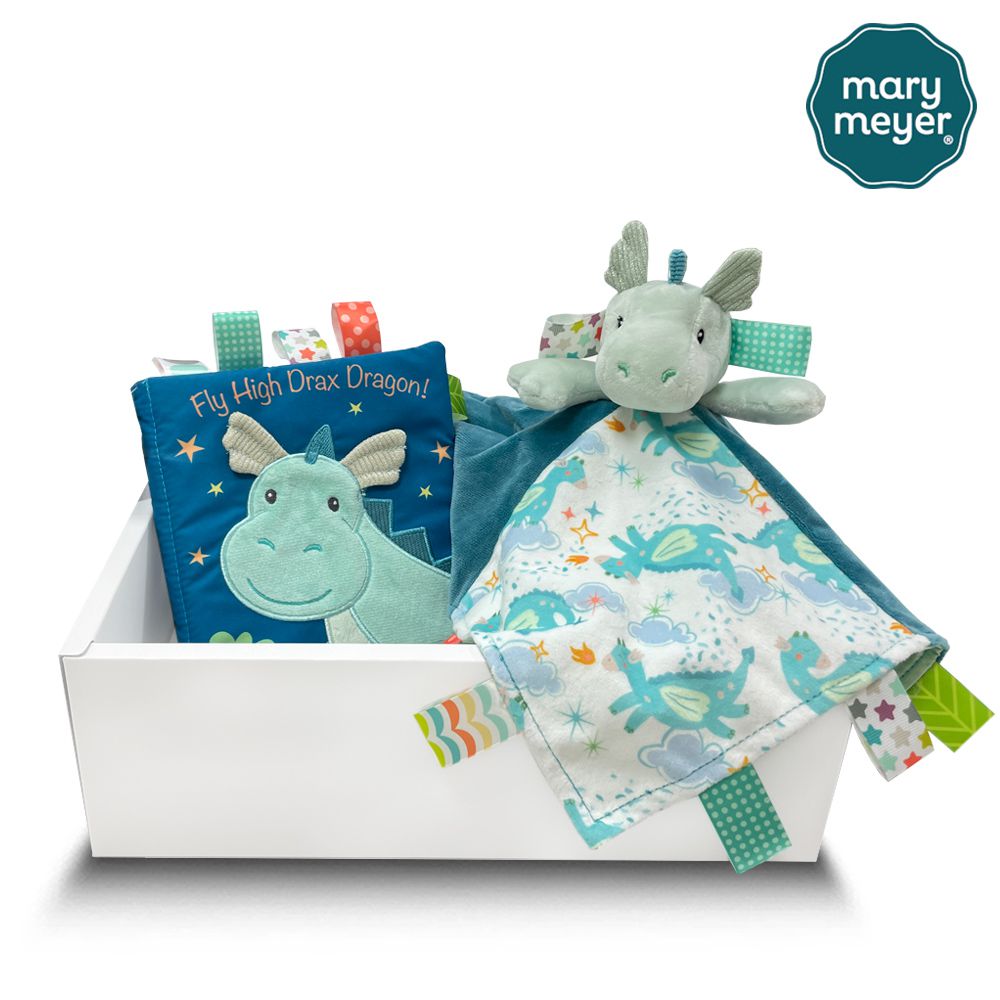 小飛龍入門經典禮盒-標籤親膚安撫巾+布書