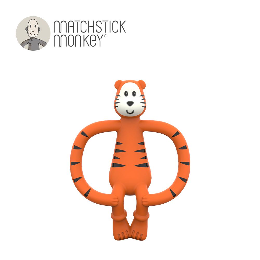 Matchstick Monkey - 英國咬咬猴牙刷固齒器-老虎泰迪