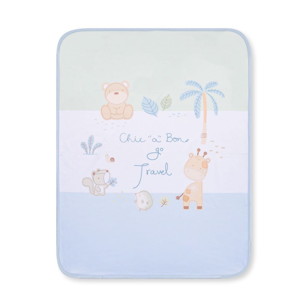 可愛動物防水尿墊 70x90cm(隔尿墊 保潔墊 尿布墊 防水墊)-森林樂園