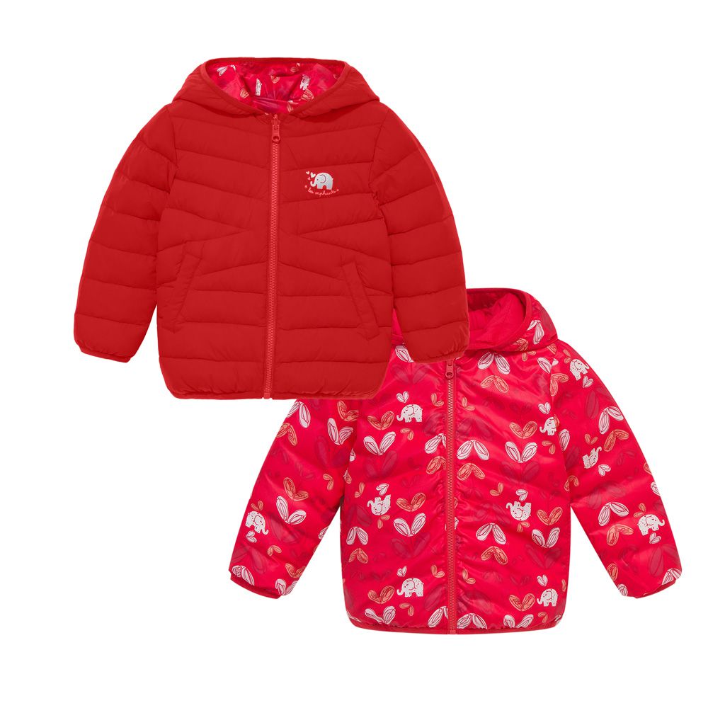 麗嬰房 - 網路獨家款 嬰幼兒羽絨服-橘紅
