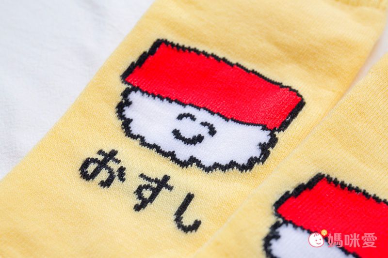 日本 OKUTANI - 童趣日文插畫短襪-蜜柑-黃 (23-25cm)