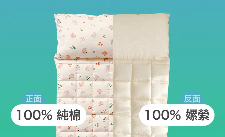 韓國 Formongde - 5cm厚墊雙面用睡袋/寢具(附收納袋)-媽咪愛專屬花色-閃亮獨角獸